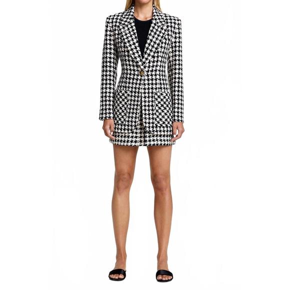 SMYTHE Jackets & Blazers - NEW SMYTHE patch pocket tailored bf blazer in tweed houndstooth